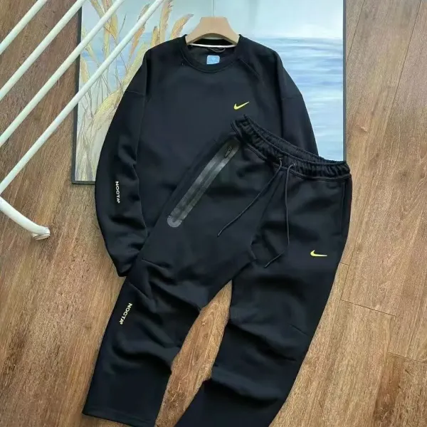 Nike Tech Fleece Track Suit Black - 1