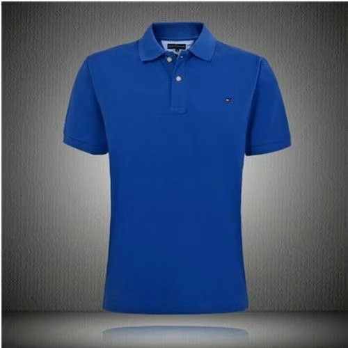 Blue polo shirt