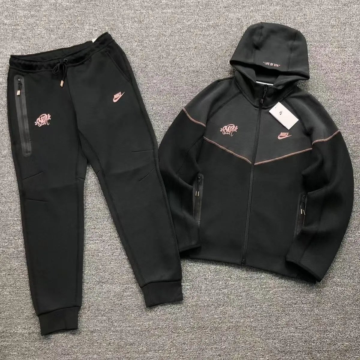 Nike Tracksuits Hooded zip-up tracksuit with jogger trousers image 2