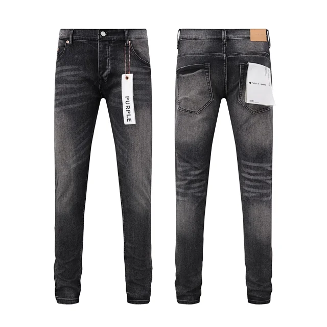 Purple Brand Jeans Distressed paint-splatter skinny product detail image 9
