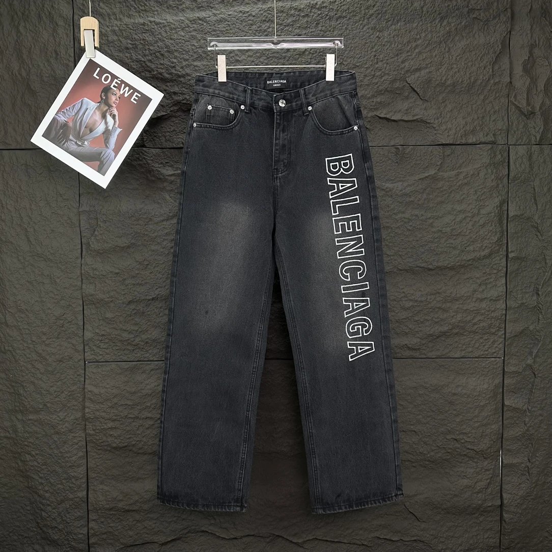 Balenciaga Jeans Logo-Print image 5