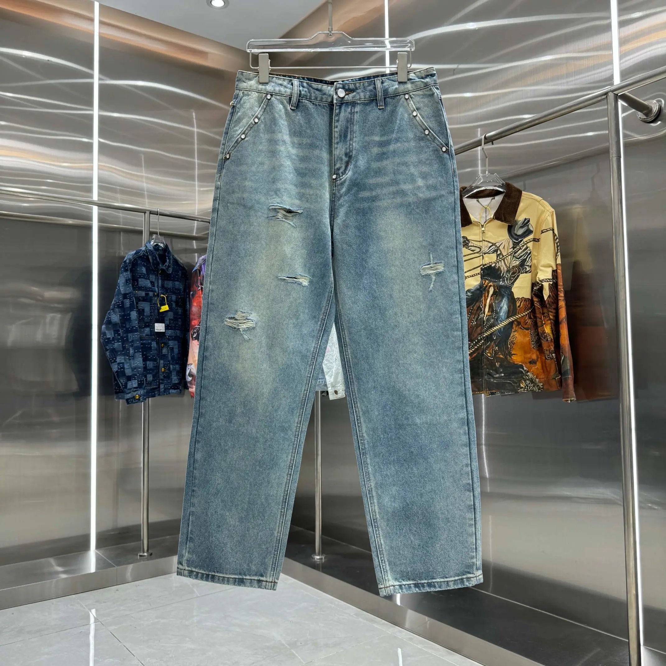 Louis Vuitton Jeans Straight-Leg Denim image 3