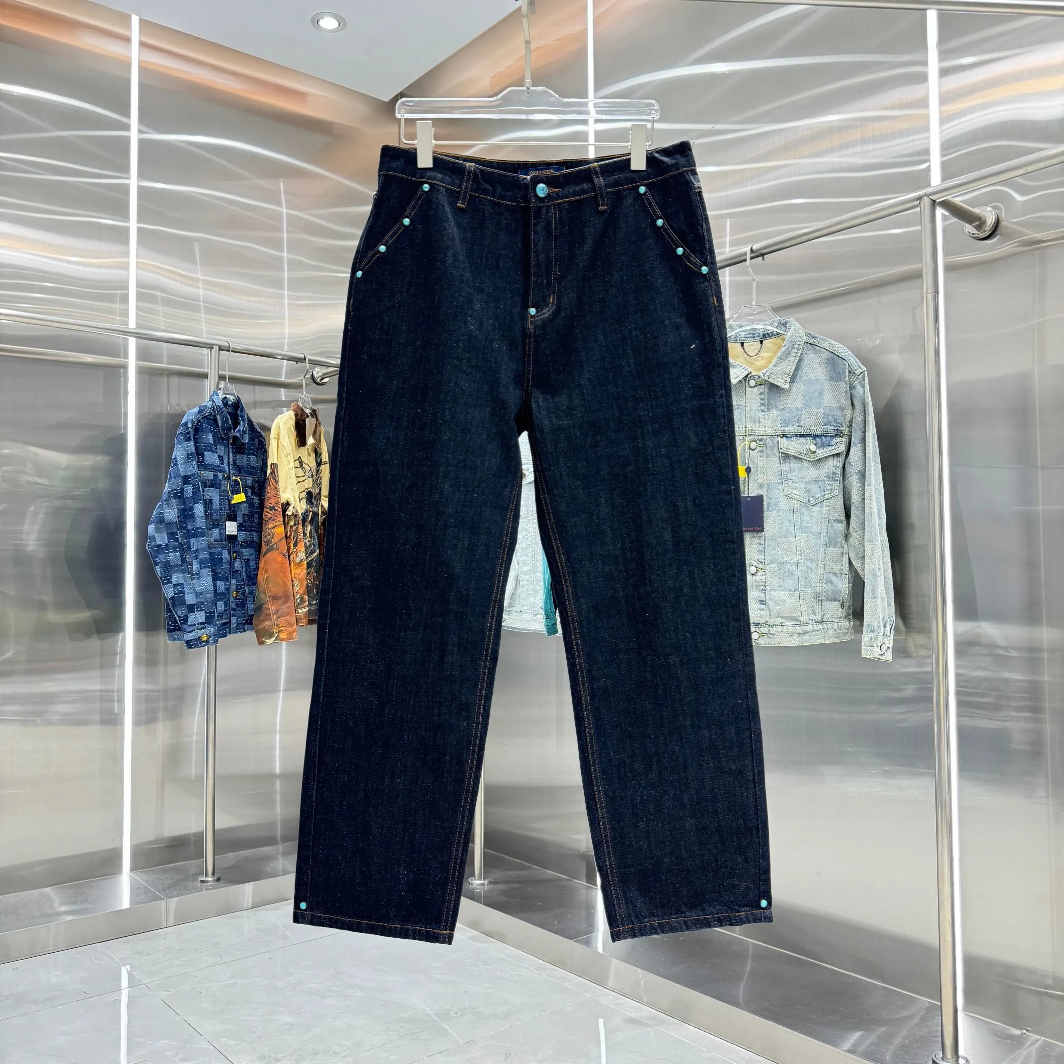 Louis Vuitton Jeans Straight-Leg Denim image 4