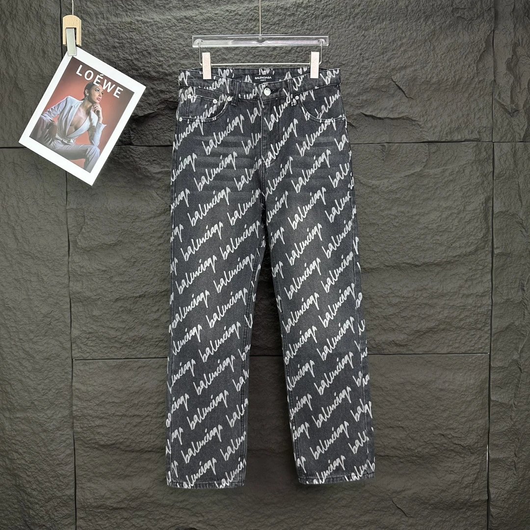 Balenciaga Jeans Logo-Print image 3