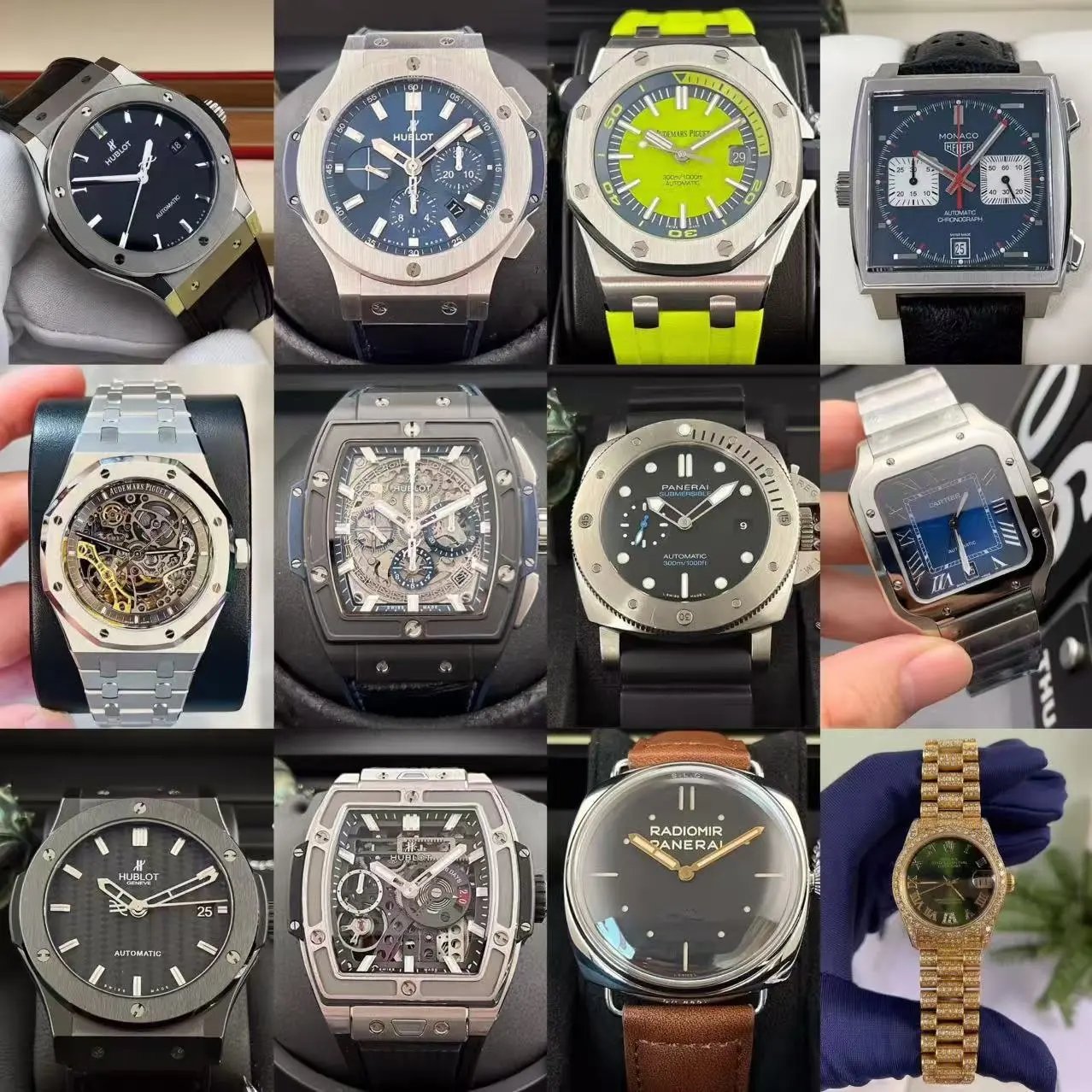 Hublot, Audemars Piguet, Tag H
