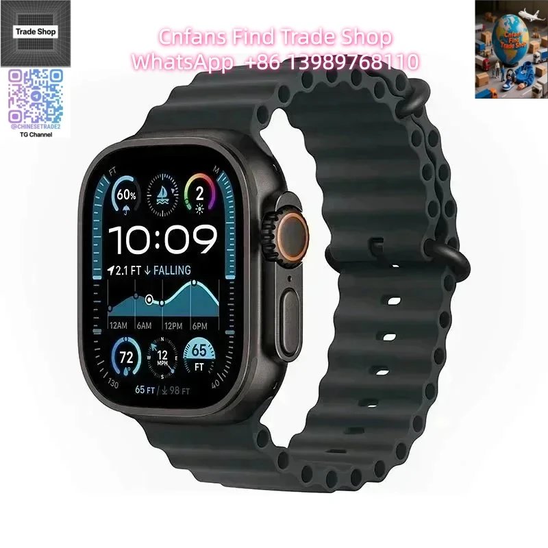 Apple Watch Ultra 2 Black Strap Smartwatch Black