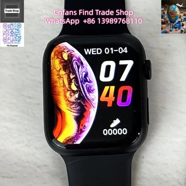 Apple Watch Series 7 Black Sport Band Black