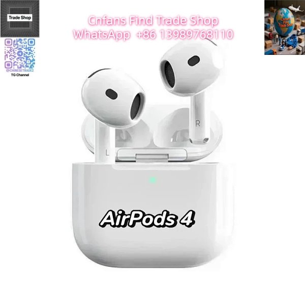 Apple AirPods 4 White TWS Earbuds product listing in Litbuy spreadsheet finds