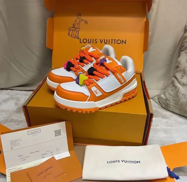 Louis Vuitton Archlight White and Navy Sneakers - 15