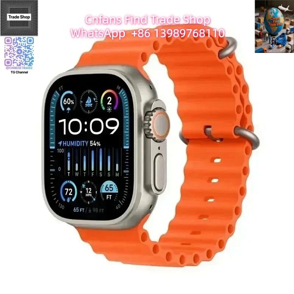 Apple Watch Ultra 2 Orange Sport Loop Smartwatch Smartwatches Sports Watch product listing in Litbuy spreadsheet finds