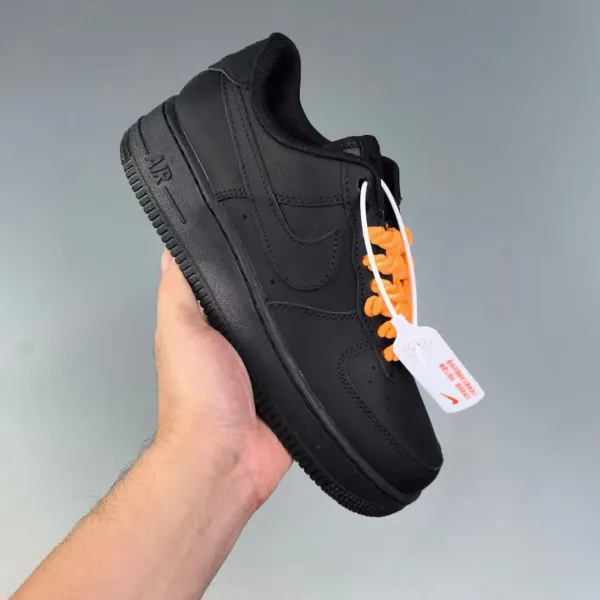 Nike x Off-White Air Force 1 Low Black Sneakers - 1