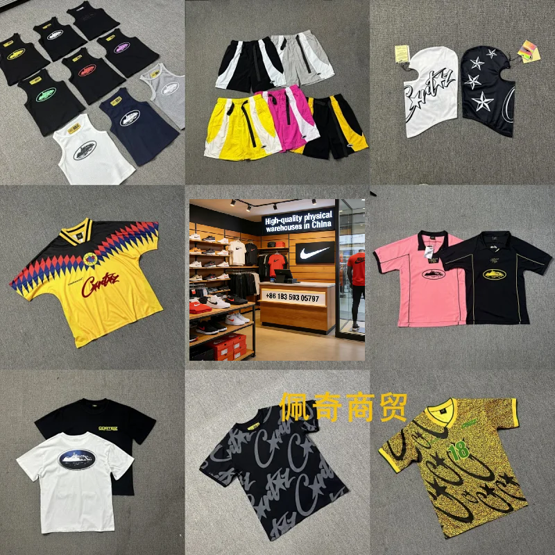 Hua Gao high-quality high-street unisex T-shirts and shorts