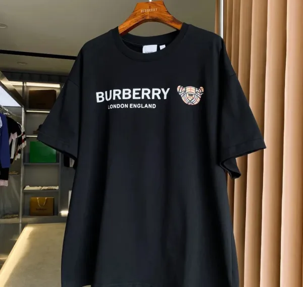 Burberry Thomas Bear Graphic T-Shirt Black - 1