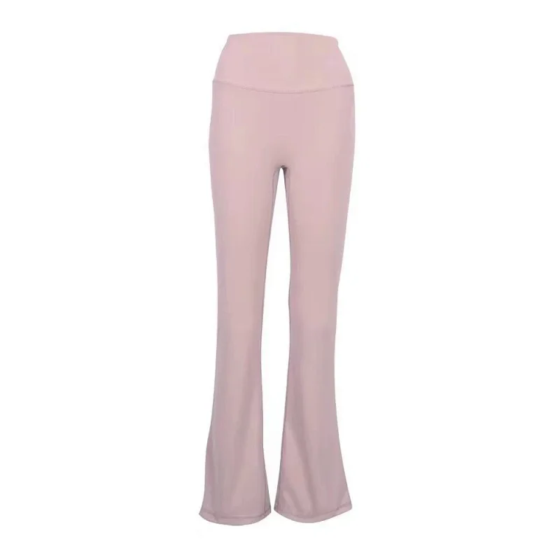 Unbranded Vests Ribbed Scoop-Neck Tank Top — Powdery haze flare pants