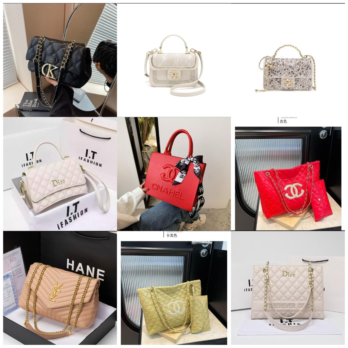 CK Calvin Klein Chanel Dior Saint Laurent YSL Mess