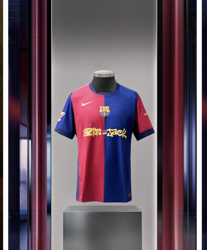 Barcelona's new home advertisement