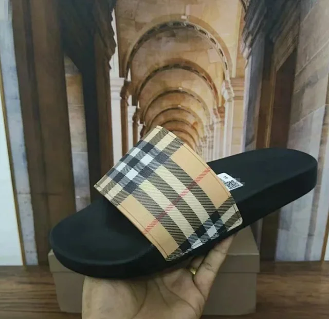 Unbranded Slippers Plaid Slide product detail image 1