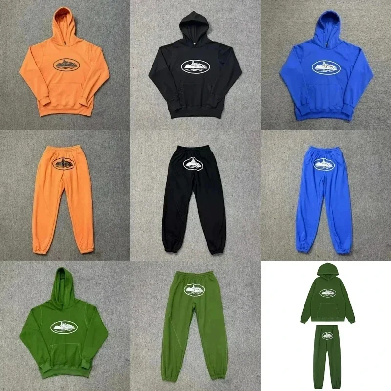 1to1reps Hoodies/Sweaters fashion reps product YSQ-恶家时尚短袖长袖卫衣套装TOP