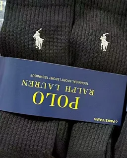 thumbnail for RL 6 pairs a set towel socks 6 pairs riding socks