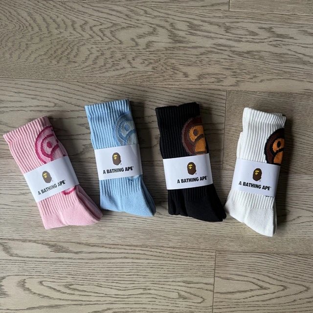 bape towel socks