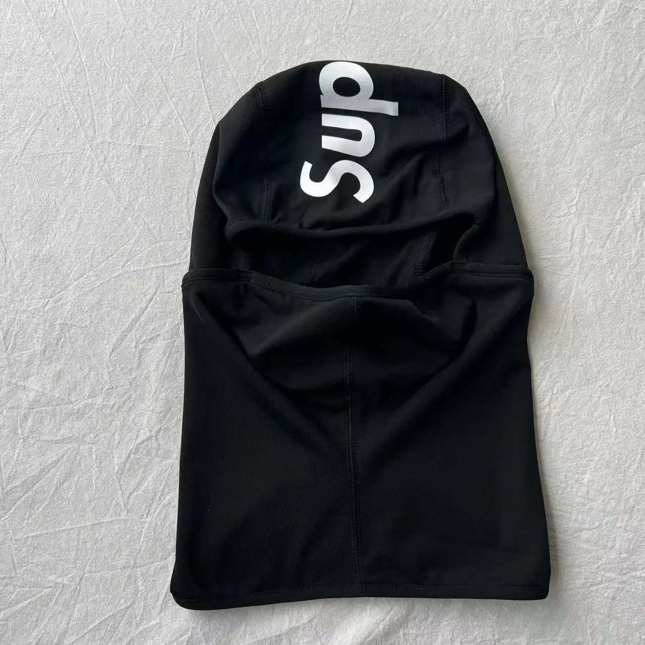 Most classic SU black fleece-lined face mask, black classical SKU image