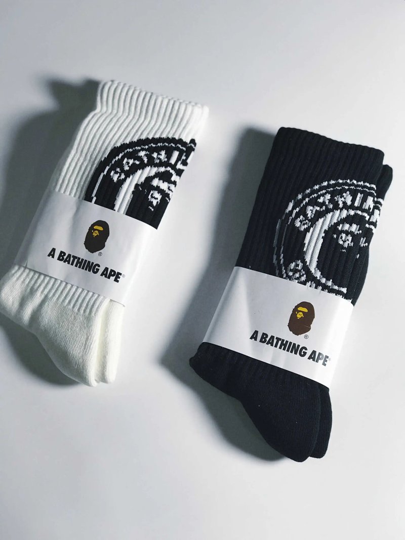 Bape 猿人黑色圆圈人头