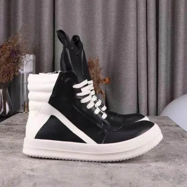 Design High-Top Sneakers Pink with Cream Accents - 4