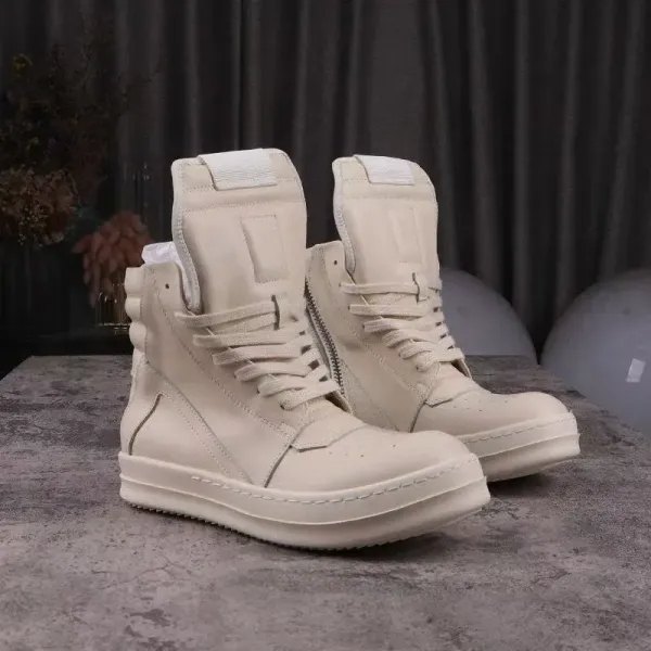 Design High-Top Sneakers Pink with Cream Accents - 6