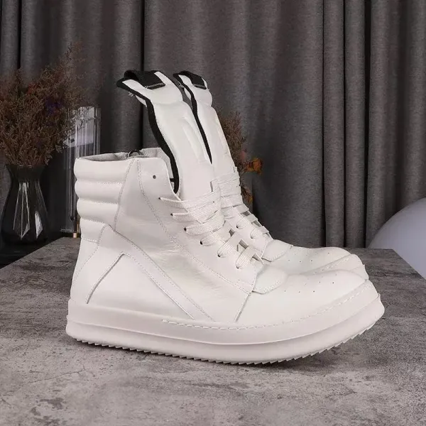 Design High-Top Sneakers Pink with Cream Accents - 5