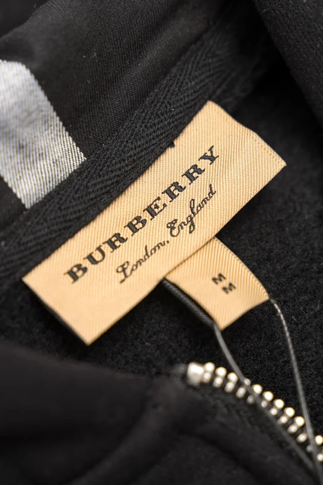 Burberry Hoodies & Sweatshirts Zip-Up Hooded Sweatshirt with Embroidered Equestrian Knight Logo product detail image 5