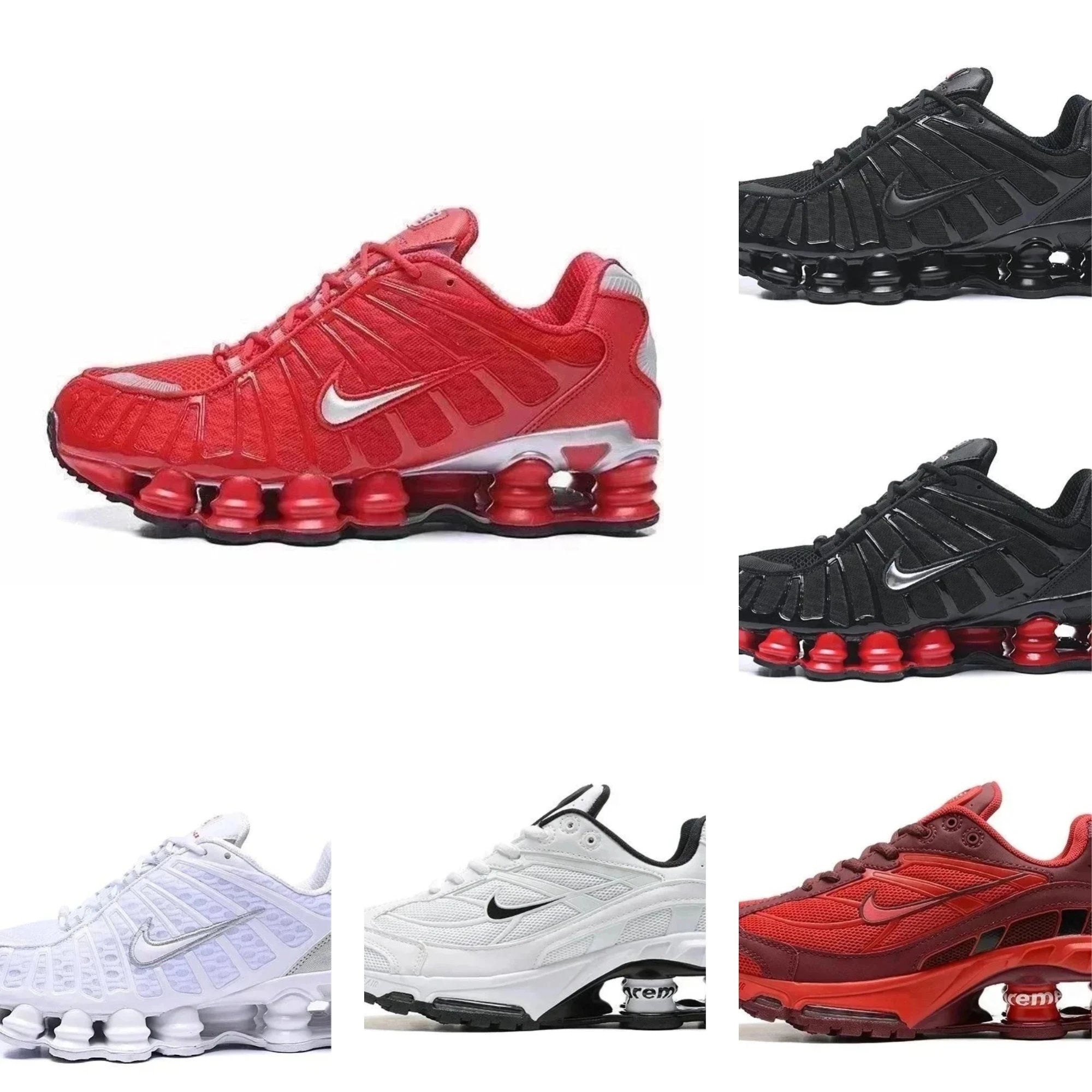 Nike Shox Red Running Sneakers
