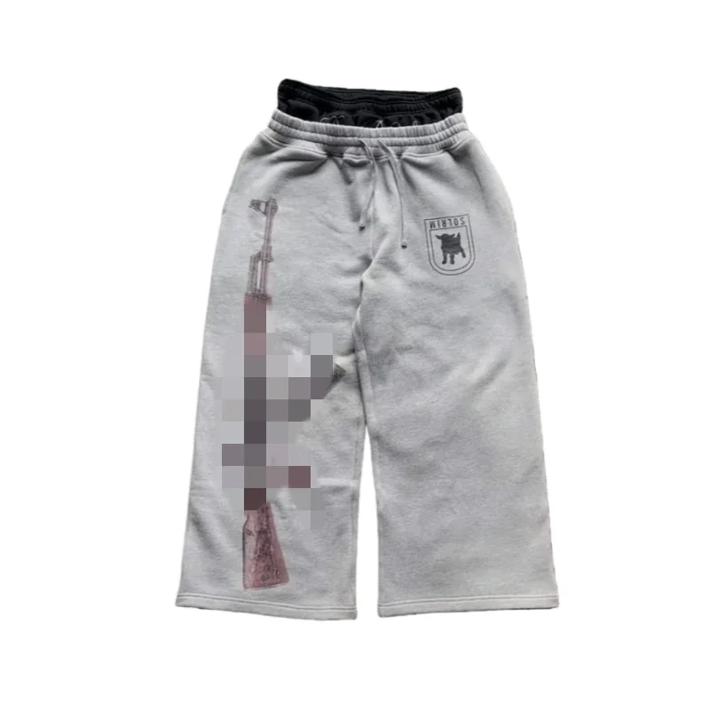 Casual straight-leg trousers 4141*