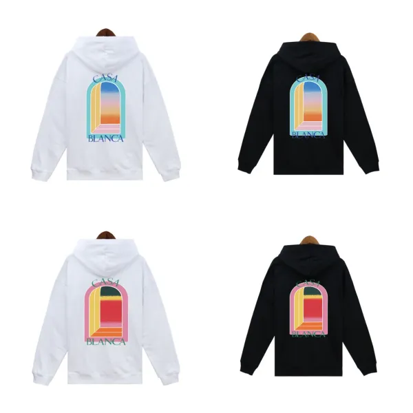 Casablanca Casa Blanca Graphic Hoodie Black - 4