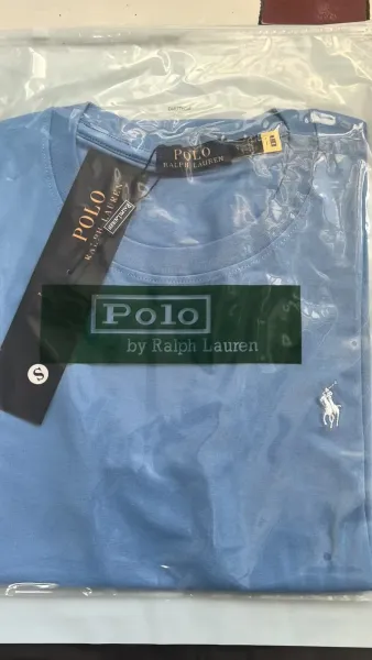 Polo Ralph Lauren Classic Fit Cotton T-Shirt Light Blue - 1