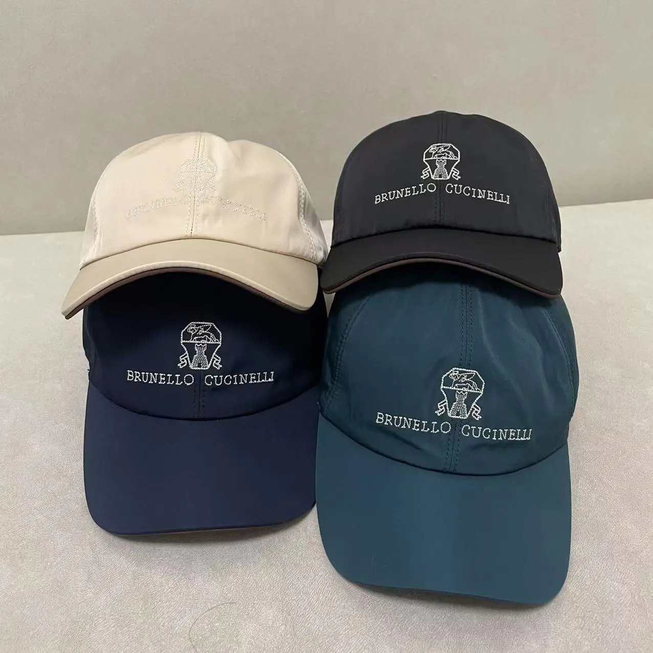 Brunello Cucinelli Hats Embroidered Logo Baseball Cap image 4