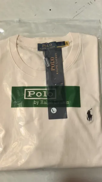Polo Ralph Lauren Logo Box T-Shirt Beige T-Shirt - 1