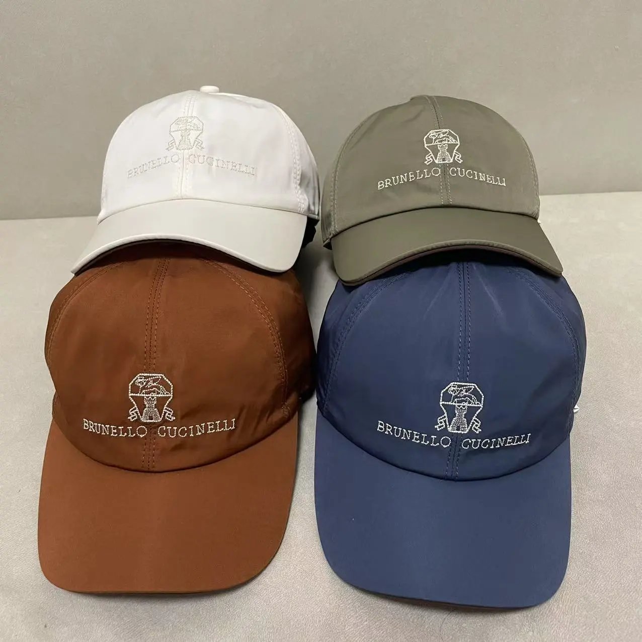 Brunello Cucinelli Hats Embroidered Logo Baseball Cap image 3