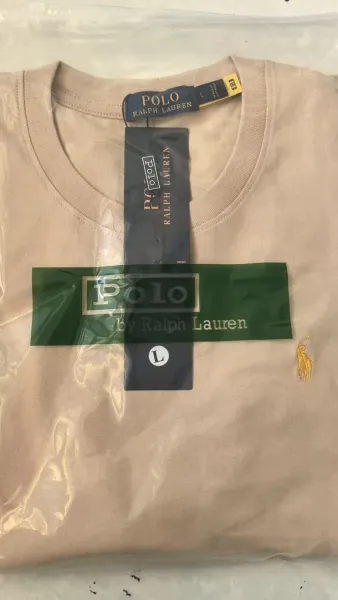 Polo Ralph Lauren Classic Fit Crewneck T-Shirt Beige - 1