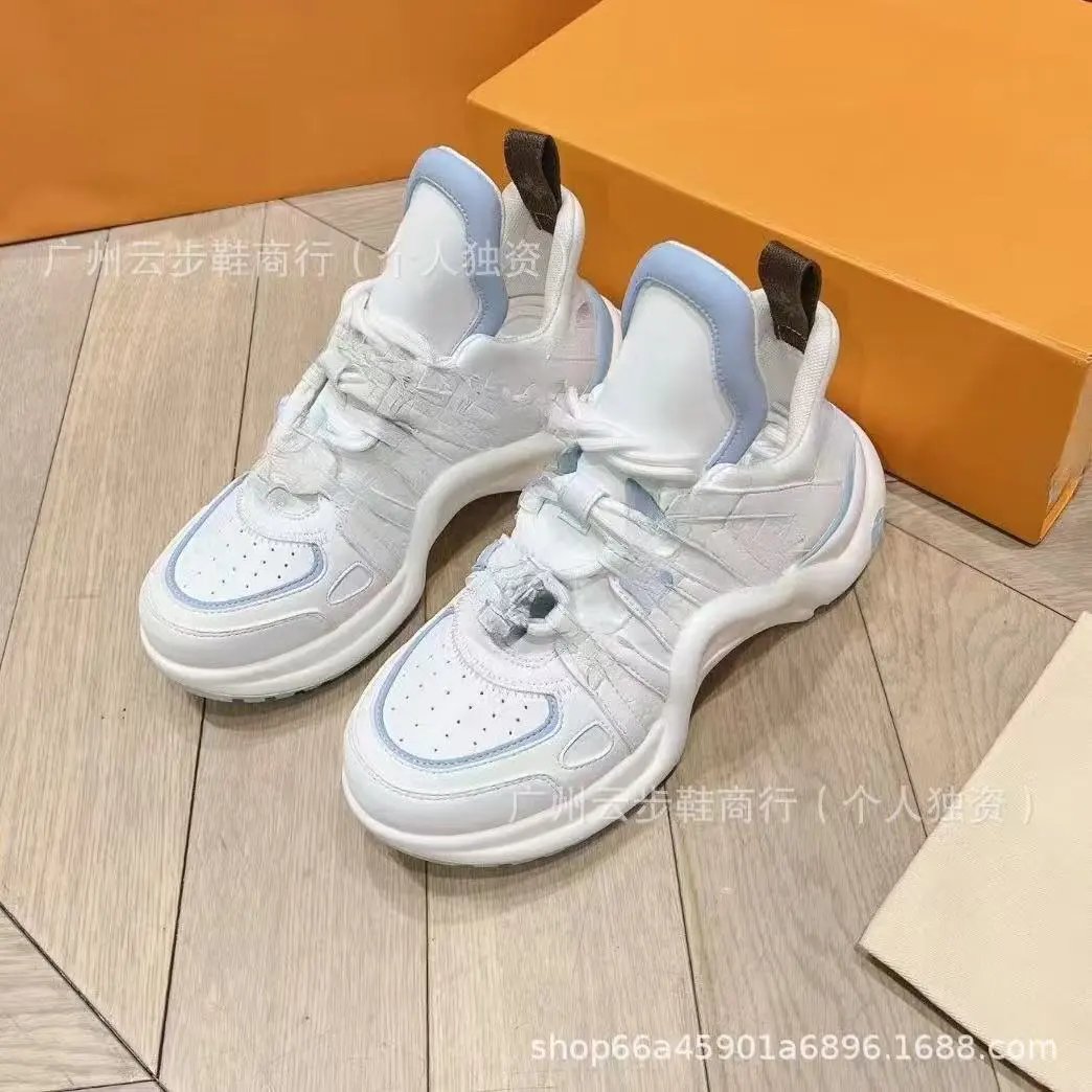 Louis Vuitton Archlight Sneakers White with Pale Blue Accents Sneakers - 1