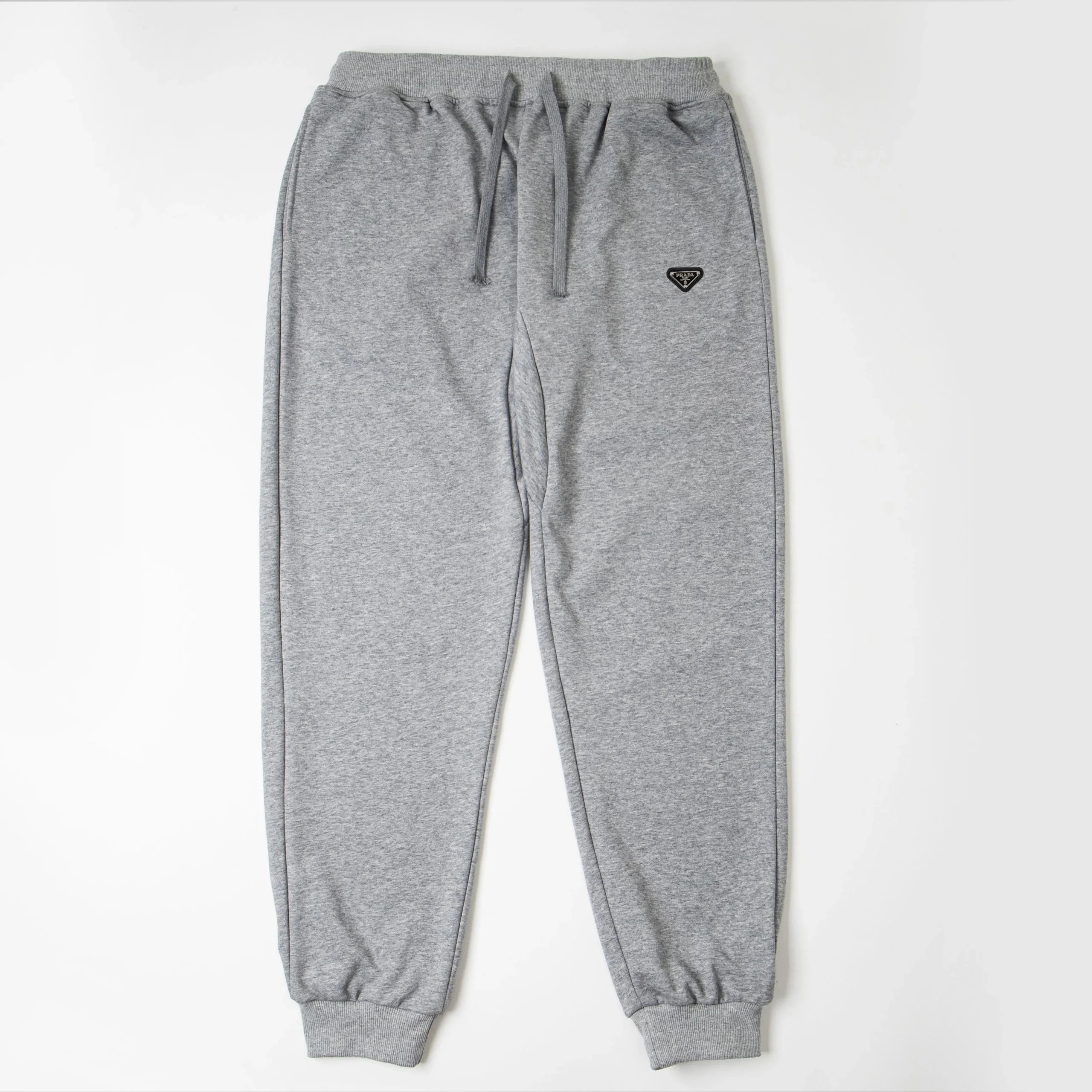 Prada Triangle Logo Black Sweatpants - 19