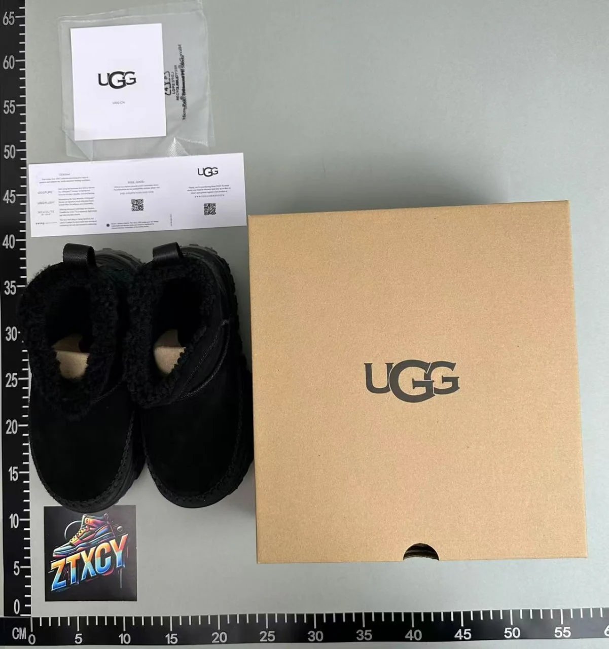 UGG Tasman Suede Slip-On Beige Brown Chunky Sole Slippers Sandals - 27