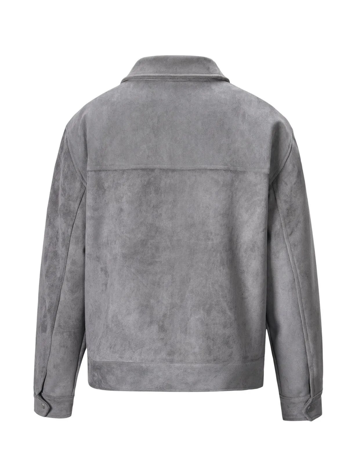 Suede Zip Jacket Short Coat photo 5
