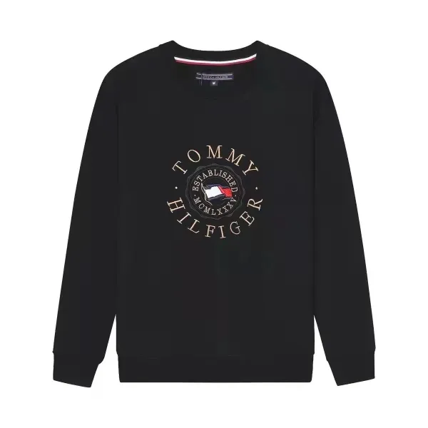 Tommy Hilfiger Zip-Up Knit Sweater Black - 8
