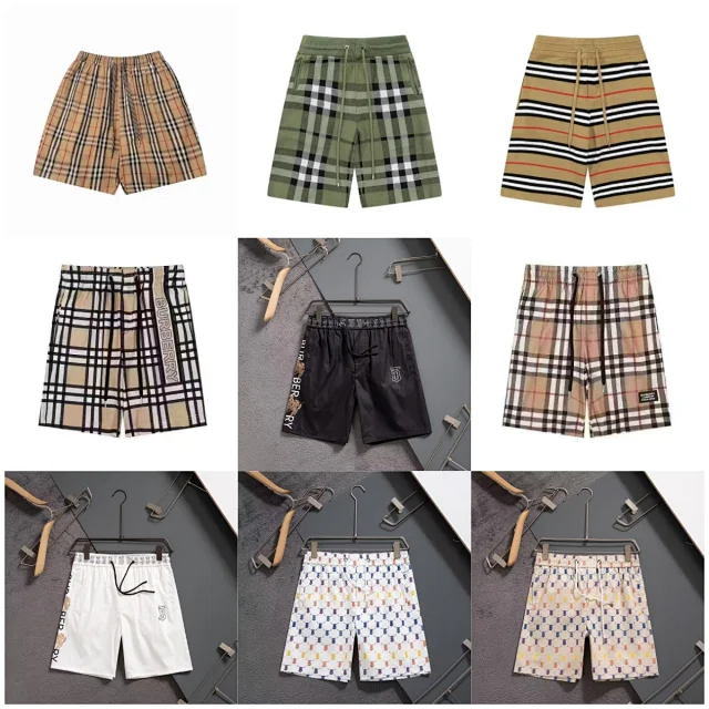 Burberry Shorts Drawstring plaid product detail image 1