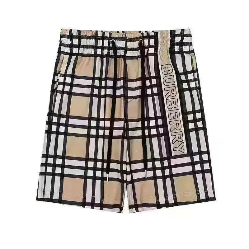 Burberry Shorts Drawstring plaid — 36