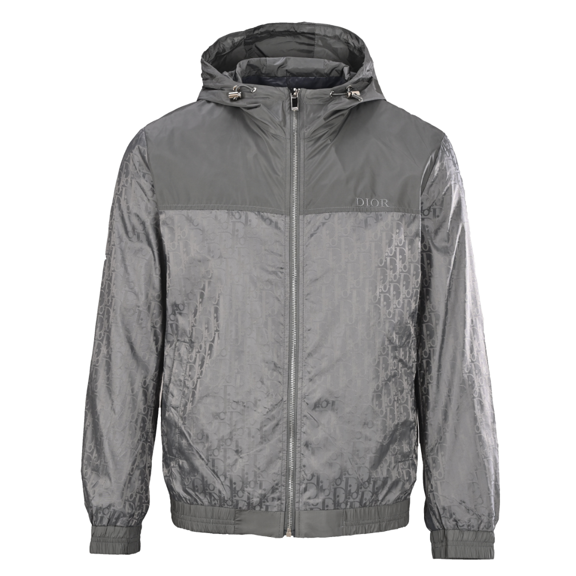 Chest Letter Spliced Hoodie Jacket