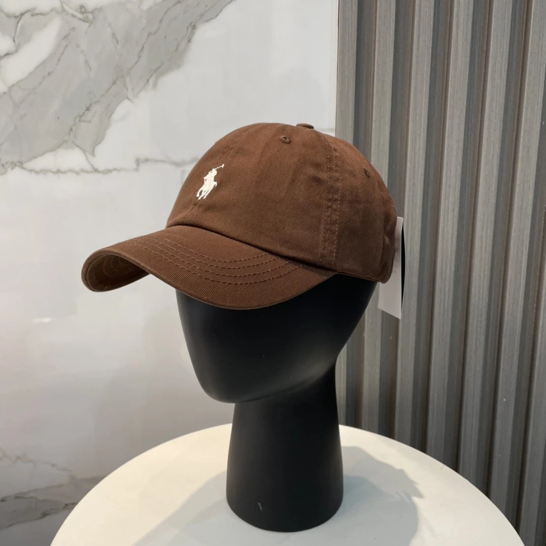 Brown and white logos