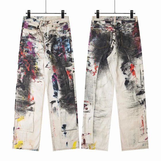 70-High quality fashionable versatile jeans