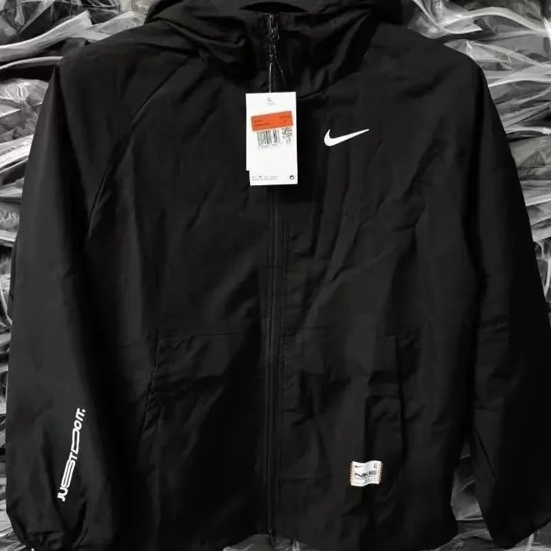 Nike Vests Zip-Front Insulated Running Vest — Upgraded Double Layer Jacket Black