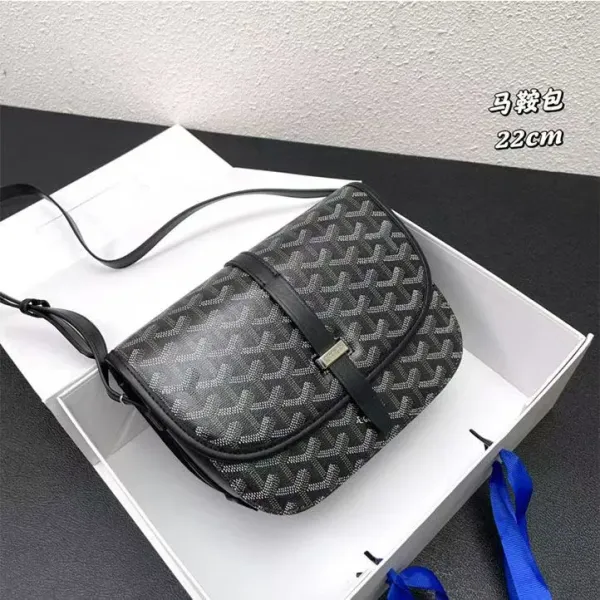 Goyard Saint Louis Mini Green Saddle Bag Crossbody Bags - 4